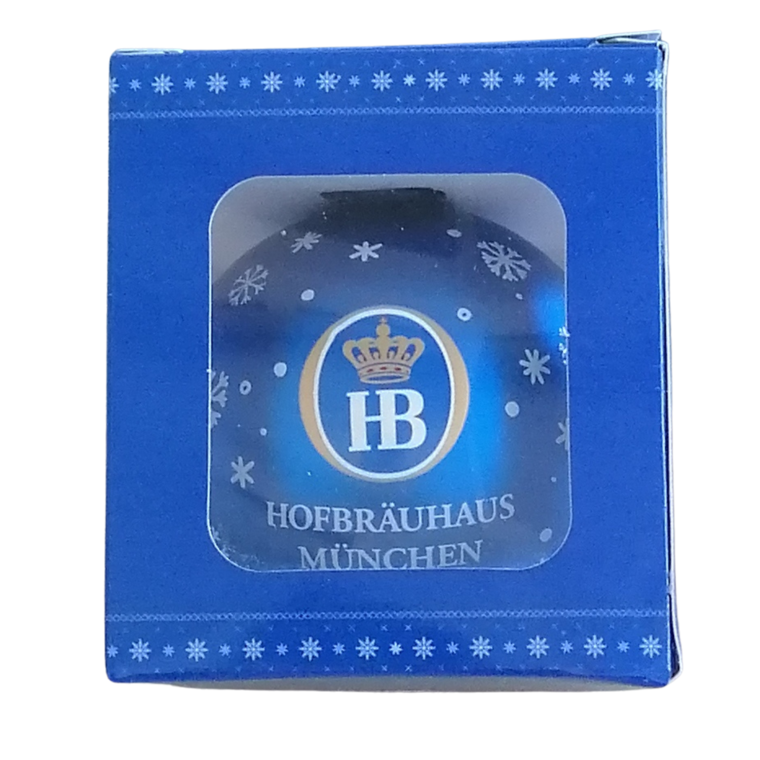 Christbaumkugel "Prachtgespann blau"