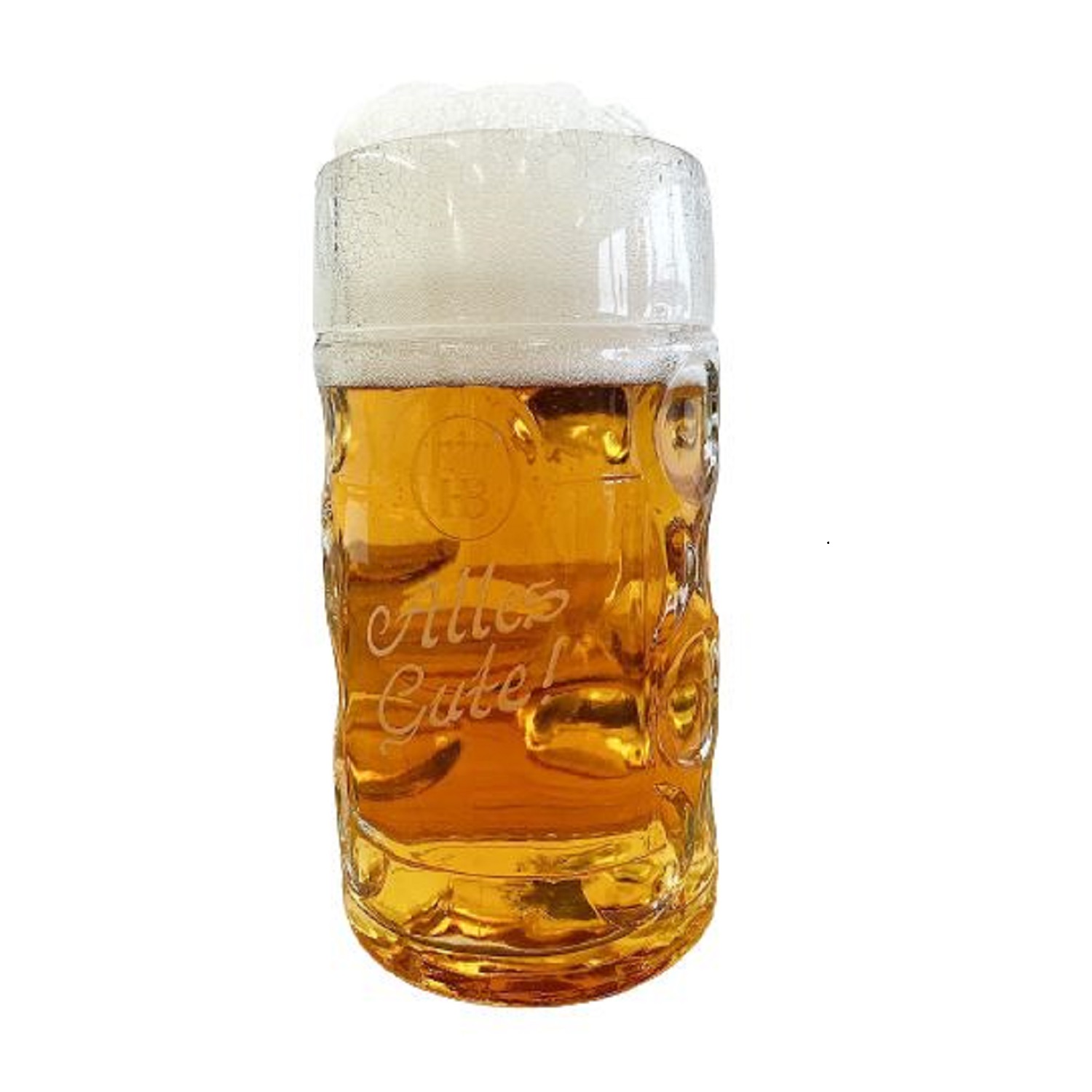 Isarseidel 1 Liter gefüllt mit Gravur